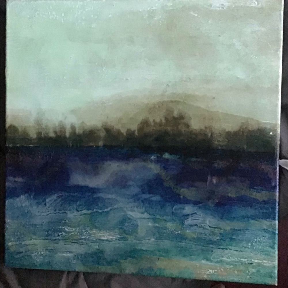 An Empire Art Direct original. Hand Painted Brush Strokes by EDN coop NWT